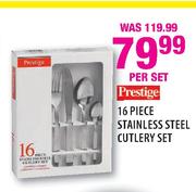 Prestige Stainless Steel Cutlery Set-16Pcs. Per Set