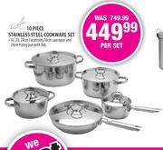 Stainless Steel Cookware Set-10Pcs. Per Set