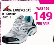 Ladies Choice B Trainers(Sizes 4-8)-Per Pair