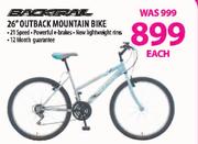 26" Outback Mountain Bike-Each