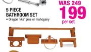 5 Piece Bathroom Set
