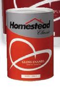 Homestead Gloss Enamel Black-5L Each