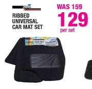 Ribbed Universal Car Mat Set