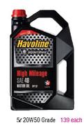 Havoline 20W50 Grade-5L Each