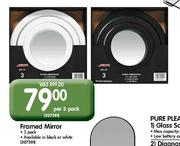 Framed Mirror-Per 3 Pack