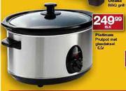 Platinum Prutpot Met Glasdeksel-6.5Ltr