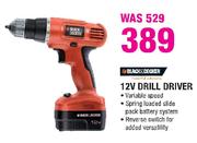 Black & Decker 12V Drill Driver