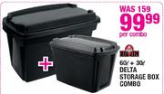 Big Jim 60ltr+30ltr Delta Storage Box Combo-Per Combo