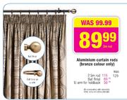 Decorland Aluminium Curtain Rods-2m