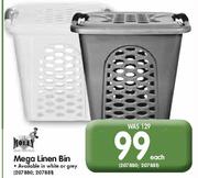 Holly Mega Linen Bin-Each