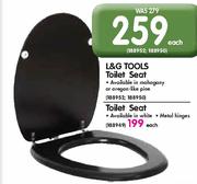 L&G Tools Toilet Seat-Each