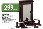 Wildberry 6 Piece Bathroom Starter Set-Per Set
