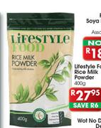 Lifestyle Food Rice Milk Powder-400g