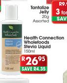 Health Connection Wholefoods Stevia Liquid-150ml
