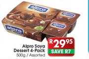 Alpro Soya Dessert 4-Pack Assorted-500g