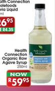 Health Connection Organic Raw Agave Syrup-250ml
