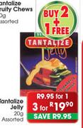 Tantalize Jelly Assorted-20g