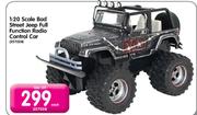 !:20 Scale Bad Street Jeep Full Function Radio Control Car(257228)-Each