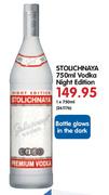 Stolichnaya 750ml Vodka Night Edition-1 x 750ml