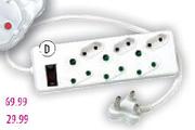 Simple Choice 3x6,3x16 Multiplug,Reset Switch