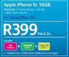 Apple iPhone 5c 16GB On SmartPlan 50