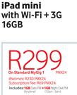 Apple iPad Mini With Wi-Fi+ 3G 16GB-On Standard My Gig 1
