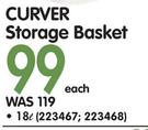 Curver 18L Storage Basket-Each