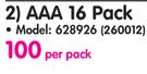 Energizer AAA 16 Pack