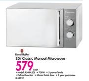 Russell Hobbs 20Ltr Classic Manual Microwave