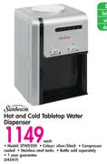 Sunbeam Hot And Cold Tabletop Water Dispenser