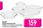 Bekker 5 Piece Ovenware Set-Per Set