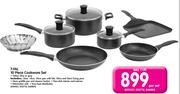 T-Fal 10 Piece Cookware Set-Per Set
