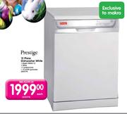 Prestige 12 Place Dishwasher White(PRDW-12)
