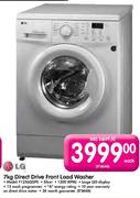 LG Direct Drive Front Load Washer-7Kg(F1256QDPS)