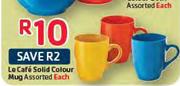 Le Cafe Solid Colour Mug Assorted-Each