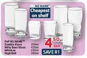  PnP No Name Willy Beer Glass-420ml Each
