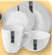 PnP 19cm Porcelain White Rim Side Plate