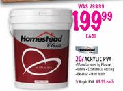Homestead Acrylic PVA-5L Each