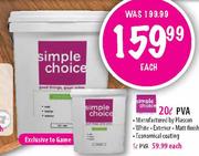 Simple Choice PVA-20L Each
