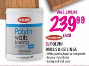 Plascon Polvin Walls & Ceilings-5L Each
