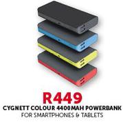 Cygnett Colour 440MAH Powerbank For Smartphones & Tablets