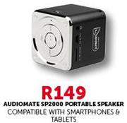 Audiomate SP2000 Portable Speaker Compatible With Smartphones & Tablets