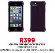 Griffin Survivor Clear Case For iPhone 5/5s