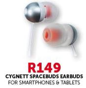 Cygnett Spacebuds Earbuds For Smartphones & Tablets