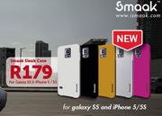Smaak Sleek Case For Galaxy S5 & iPhone 5/5s