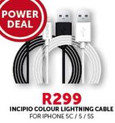 Incipio Colour Lightning Cable For iPhone 5c/5/5s