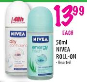 Nivea Roll-On-50ml Each