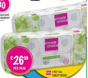 Simple Choice 1 Ply Toilet tissue-10's