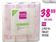 Simple Choice 2 Ply Toilet tissue-9's