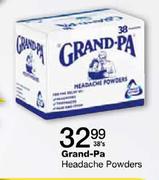 Grand-Pa Headache Powders-38's